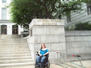 "General Hooker Entrance" to the Statehouse