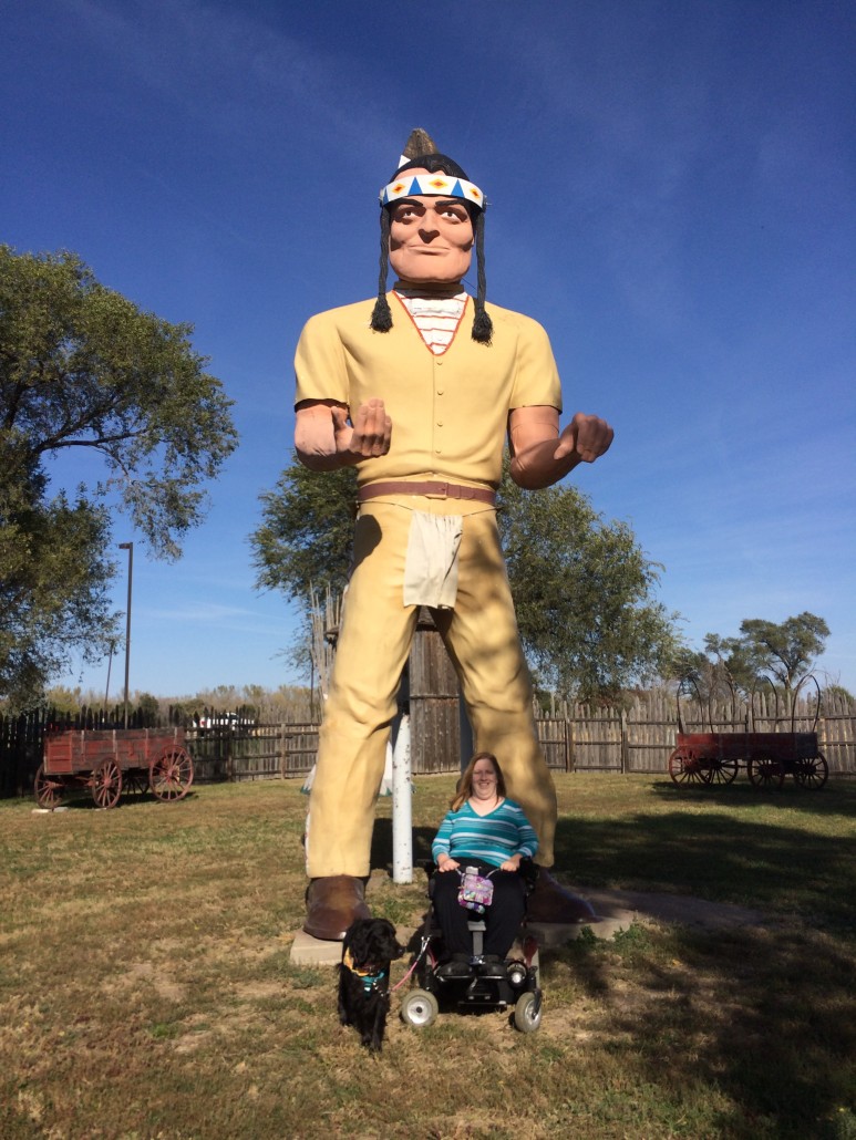 American Indian Muffler Man