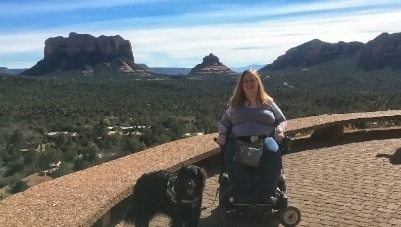 Karin and Aria in Sedona, AZ.