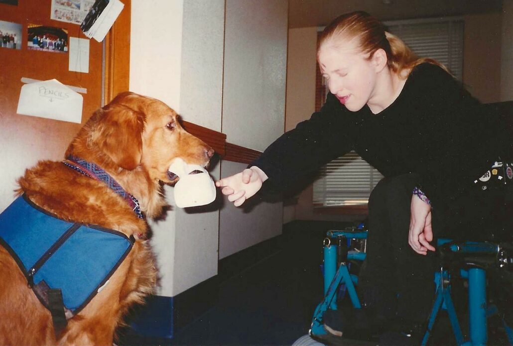 Karin and Merlin re-enacting a scene from The Phantom of the Opera, circa 1996.